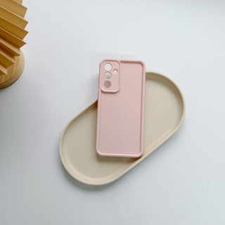 Auramma Collections Avant Basic Matte Plain Color Fuchsia Green Blue Brown White Black Pink Wine Red Thick Frame Soft TPU Samsung Galaxy S25 S24 S23 S22 S21 Ultra Plus Case