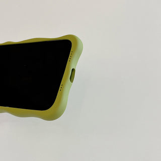 Auramma Collections Avant Basic Minimalist Aesthetic Glossy Silver Matte Blue Black White Radiant Purple Green Beige Yellow Wavy Edge 3D Bubbles Style Soft TPU Case iPhone 14 13 12 11 Pro Max