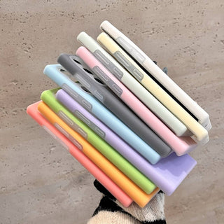 Auramma Collections Avant Basic Soft Aesthetic Dreamy Frosted Plain Mint Dusty Pink Yellow Gray White MagSafe Soft TPU Samsung Galaxy Case S25 S24 S23 Ultra FE Plus