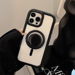 Auramma Collections Avant Basic Soft Minimalist Pastel Purple Green Pink Brown White Black Fuchsia Frame Bumper MagSafe Soft TPU Case Matching Magnetic Grip Set iPhone 16 15 14 13 12 Pro Max Plus