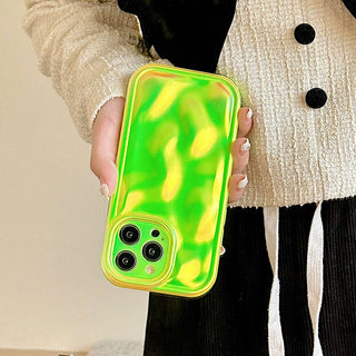 Auramma Collections Avant Basic Minimalist Aesthetic Summer Color Neon Bright Purple Green Orange Meteorite Style Soft TPU Case iPhone 16 15 14 13 12 11 Pro Max