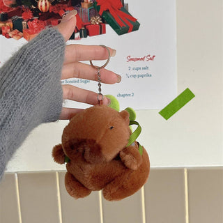 Auramma Collections Funky Kawaii Plush Fluffy Capybara Turtle Soft Case AirPods Pro 3 2 1