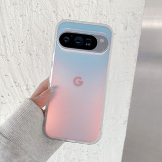 Auramma Collections Minimalist Aesthetic Dreamy Radiant Iridescent Frosted MagSafe Soft TPU Case Google Pixel 10 9 8 Pro XL