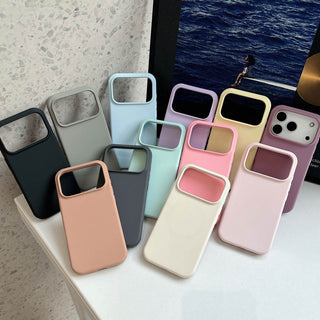Auramma Collections Minimalist Aesthetic Matte Finish Plain Color Black Gray Camel Mint Lilac Purple Baby Blue Light Pink Butter Yellow White MagSafe Soft TPU Case iPhone 17 Air Pro Max