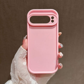 Auramma Collections Minimalist Aesthetic Matte Plain White Black Wine Pink Coffee Soft TPU Case Google Pixel 9 8 7a Pro XL