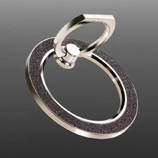 Auramma Collections Practical Aesthetic Silver Black Pink Gold Plated Glitter MagSafe Magnetic Dainty Ring Holder Stand For iPhone Samsung Galaxy Case