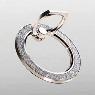Auramma Collections Practical Aesthetic Silver Black Pink Gold Plated Glitter MagSafe Magnetic Dainty Ring Holder Stand For iPhone Samsung Galaxy Case
