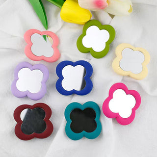 Auramma Collections Avant Basic Funky Flower Wavy Bold Frame Plain Baby Hot Pink Wine Red Lavender Matcha Greyish Green Black Cream Sky Blue Pull Out Phone Grip