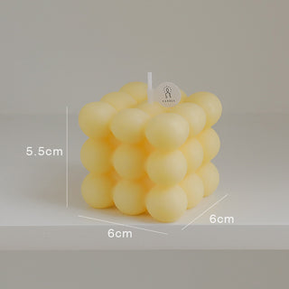 Bubble Cube Candle