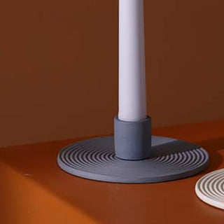 Auramma Collections Avant Basic Simple Modern Pastel Grey White Blue Pink Nude Ring Candle Holder