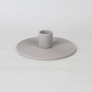 Auramma Collections Avant Basic Simple Modern Pastel Grey White Blue Pink Nude Ring Candle Holder