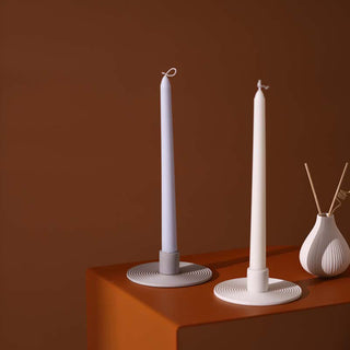 Auramma Collections Avant Basic Simple Modern Pastel Grey White Blue Pink Nude Ring Candle Holder