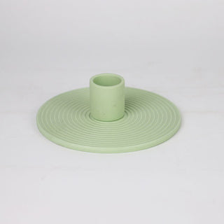 Auramma Collections Avant Basic Simple Modern Pastel Grey White Blue Pink Nude Ring Candle Holder
