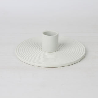 Auramma Collections Avant Basic Simple Modern Pastel Grey White Blue Pink Nude Ring Candle Holder