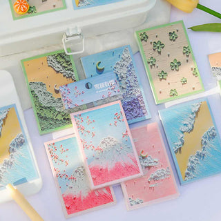 Auramma Collections Beautiful 3D Visual Effects Nature Scenery Note Pads