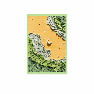 Auramma Collections Beautiful 3D Visual Effects Nature Scenery Note Pads