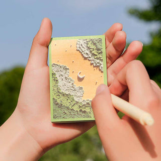 Auramma Collections Beautiful 3D Visual Effects Nature Scenery Note Pads