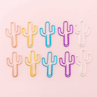 Auramma Collections Color Coated Heart Cactus Camera Diamond Bow Ice Cream Letter Planet Paper Clip