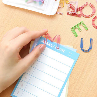 Auramma Collections Colorful Alphabet Letter Paper Clips