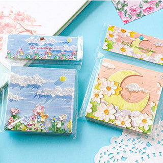 Auramma Collections Beautiful 3D Visual Effects Nature Scenery Note Pads