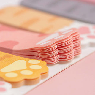Auramma Collections Cute Colorful Cat Paw Sticky Index Labels