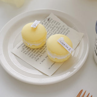 Auramma Collections Funky Kawaii Creative Realistic Pastel Purple Blue Yellow Dusty Baby Nude Pink White Green Macaron Scented Candle