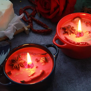 Auramma Collections Funky Kawaii Creative Blue Spicy Hotpot Scented Candle