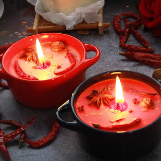 Auramma Collections Funky Kawaii Creative Blue Spicy Hotpot Scented Candle