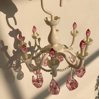 Auramma Collections Funky Kawaii Fancy Princess Chandelier Design Blue Mint Cream Purple Pink Drying Hanger Crystal Shaped Clips