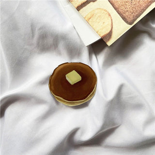 Auramma Collections Funny Breakfast Food Pancake Cookie Toast Shaped Pull Out Phone Grip