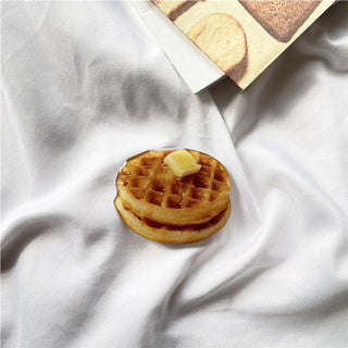 Auramma Collections Funny Breakfast Food Pancake Cookie Toast Shaped Pull Out Phone Grip