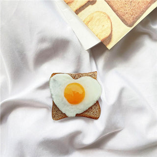 Auramma Collections Funny Breakfast Food Pancake Cookie Toast Shaped Pull Out Phone Grip