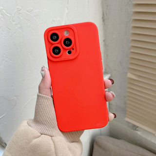 Auramma Collections Matte Plain Color Angel Eyes Camera Bumper Pink Purple Red White Black Green Caramel Blue Red TPU Case iPhone 14 13 12 11 Pro Max Plus