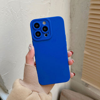 Auramma Collections Matte Plain Color Angel Eyes Camera Bumper Pink Purple Red White Black Green Caramel Blue Red TPU Case iPhone 14 13 12 11 Pro Max Plus