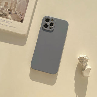 Auramma Collections Matte Plain Pastel Elegant Color Bumped Camera Protection Pink Cream White Black Green Purple Nude Pink TPU Case iPhone 14 13 12 11 Pro Max Plus