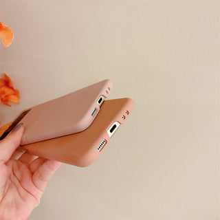 Auramma Collections Matte Plain Color Orange Coffee Caramel Mint Blue Navy Yellow White Dusty Nude Pink Silver Purple Soft TPU Case Samsung Galaxy Z Flip 3 4