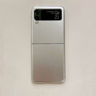 Auramma Collections Matte Plain Color Orange Coffee Caramel Mint Blue Navy Yellow White Dusty Nude Pink Silver Purple Soft TPU Case Samsung Galaxy Z Flip 3 4