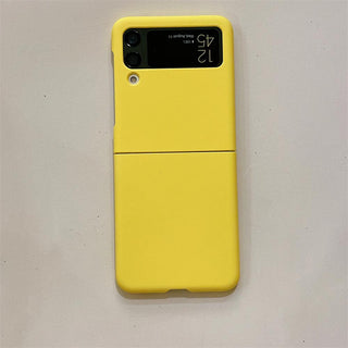 Auramma Collections Matte Plain Color Orange Coffee Caramel Mint Blue Navy Yellow White Dusty Nude Pink Silver Purple Soft TPU Case Samsung Galaxy Z Flip 3 4