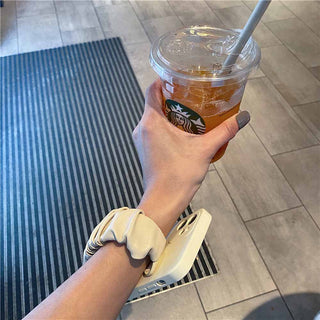 Auramma Collections Matte Soft Plain Light Cream Black Case with Faux Leather Brown White Black Wrinkles Wrist Strap for iPhone 14 13 12 11 Pro Max Mini X XS XR 7 8 Plus
