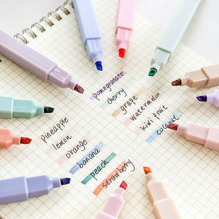 Auramma Collections Muted Pastel Color Aesthetic Highlighter