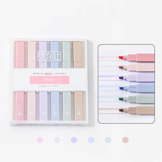 Auramma Collections Muted Pastel Color Aesthetic Highlighter