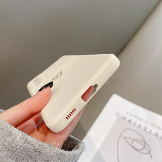 Auramma Collections Plain Color Matte Gold Line Heart Mint Green White Black Blue Purple Pink Soft TPU Case Samsung Galaxy S22 S21 S20 Ultra Plus FE
