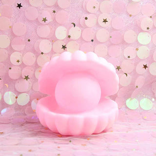 Auramma Collections Cute 3D Portable Seashell Pearl Night Light Ambient Lamp