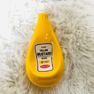 Auramma Collections Squeezed Ketchup Mustard Mayo Bottle Design Condiment Dip Trays