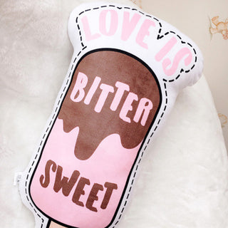 Auramma Collections Y2K Creative Funny Pink Frappuccino Coke Milk Flamingo Ice-Cream Sunglasses Lollipop Cotton Candy Fries Heart Camera Lips Heels Nail Polish Mascara Plushie Pillow Cushion