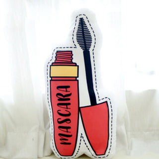 Auramma Collections Y2K Creative Funny Pink Frappuccino Coke Milk Flamingo Ice-Cream Sunglasses Lollipop Cotton Candy Fries Heart Camera Lips Heels Nail Polish Mascara Plushie Pillow Cushion