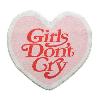 Auramma Collections Y2K Style Heart Shaped Pink Quotes Zebra Stripe Self Love Bath Mat