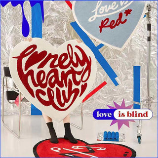 Auramma Collections Y2K Style Heart Shaped love Is Red Broken Heart Lonely Heart Club Area Bedside Rug