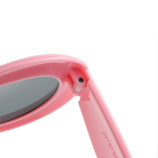 Auramma Collections Y2K Style Round Bubble Frame Yellow Red Pink Blue Black White Uni Lens Sunglasses