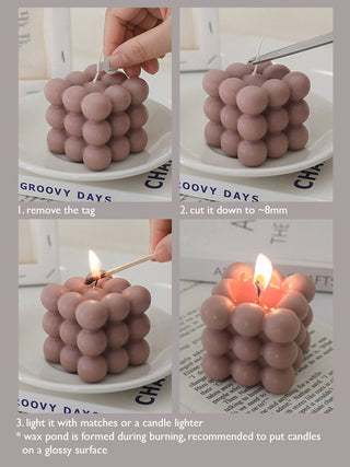 Auramma Collections Funky Kawaii Pastel Color Purple Pink Yellow Green Tulip Flower Scented Candle